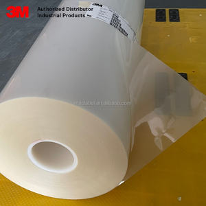 Film adhésif polyester transparent mat 3M 7744FL à haute adhérence, découpé à la forme, matériau pour étiquettes de surlaminage, UL 969, film laminé imprimé, autocollants - Product Image 2