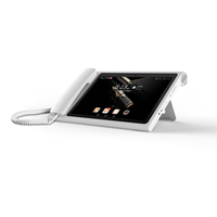 Teléfono de Video Android con Pantalla Táctil de 10 Pulgadas, Dos Métodos de Llamada PSTN/SIM 4G VoLTE, Teléfono de Escritorio
