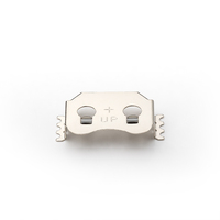 Clip pour pile CR1632, nickelé, en bronze phosphoreux, support de pile CR1632 SMT