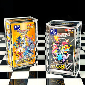 SYP Vente en gros de cartes <span class=keywords><strong>Pokemon</strong></span> japonaises en acrylique magnétiques recyclables écologiques Booster Box Shiny <span class=keywords><strong>V</strong></span> All Stars Protector Case - Product Image 1