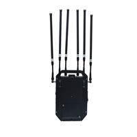 Détecteur de drones portable BLOCKWAVE GW-GDR600, durable, avec sac à dos, portée de 10 km, système de détection et de positionnement passif des drones, portable