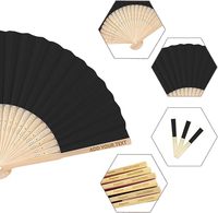 Éventail à main en bois de bambou avec logo personnalisé Grands éventails en bois pliants Antique peint de mariage Modèle de sport ange Décoration de la maison