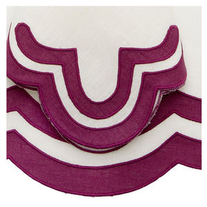 Sets de table et serviettes en coton vintage respirants avec couleur personnalisée, style moderne à carreaux, pour la maison, l'extérieur, les mariages, motif de logo personnalisé - Product Image 3