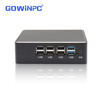 Lecteur multimédia pour affichage numérique sans ventilateur Intel N2840 J1800 J1900 avec sortie HDMI VGA et audio pour écran publicitaire et système de sonorisation