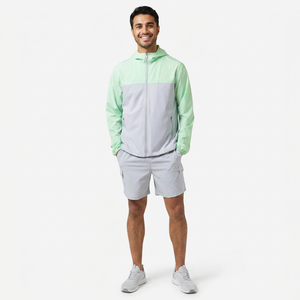 Veste coupe-vent d'extérieur pour hommes de marque personnalisée Nouveaux vêtements de sport à la mode Coupe-vent léger et imperméable Vestes pour hommes - Product Image 1
