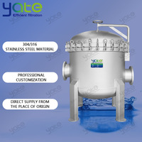 Filtre à eau en acier inoxydable 304/316 à 10 sacs, équipement de filtration industriel pour la filtration des eaux usées