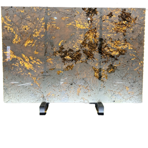 Vendita calda della fabbrica della Cina Pandora Onyx marmo TV unità di parete pietra naturale sfondo in salotto granito lucido per ville - Product Image 1