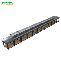 Eco-vriendelijke winkel fabriek productie bak modulaire componenten sets fruit boutique aangepaste kleurmatching verse voedsel eiland