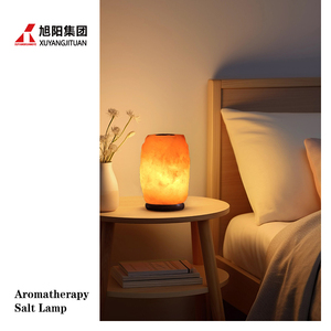 Grote 15W Handgemaakte Zoutsteen Nachtlampje Met Adem Easy Functie Etherische Olie Zoutlamp - Product Image 5