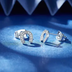2024 New Arrive Classic Letter C Earrings Fashion Jewelry Earrings Horseshoe Stud Earrings For Women