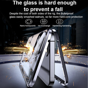 <span class=keywords><strong>Cover</strong></span> per Telefono in Vetro a Doppia Faccia di Alta Qualità per <span class=keywords><strong>iPhone</strong></span> 17 13 <span class=keywords><strong>12</strong></span> 16 Pro Max 14 15 Plus, Cornice in Metallo, Custodia Anti-Caduta a 360 Gradi - Product Image 5