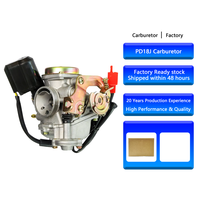 Carburateur PD24J CVK 18mm pour 139QMB 139QMA GY6 50cc 60cc 80cc 90cc Moteur Moto Scooter Cyclomoteur ATV Go-Kart Quad