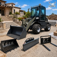 Dents de godet robustes NIMBUS pour chargeuse diesel, avec plusieurs accessoires disponibles, pour une manutention stable des charges dans les travaux agricoles, pour chargeuse sur pneus