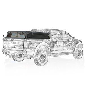 Accessoires de camion en aluminium 4x4 Hardtop Topper <span class=keywords><strong>ranger</strong></span> Auvent de lit de camion pour <span class=keywords><strong>Ford</strong></span> <span class=keywords><strong>Raptor</strong></span> - Product Image 3
