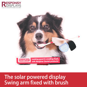 Soporte de exhibición de pasta de dientes de metal ecológico portátil estante de cepillo de dientes de belleza reciclable de supermercado - Product Image 6