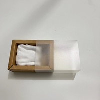 Vente en gros Emballage personnalisé de luxe Boîte cadeau en papier avec couvercle pliable transparent pour chaussette vêtements savon bonbon jouet anniversaire et noël