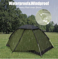 Tente pliable personnalisée, ultralégère, petite, imperméable, pour randonnée, camping, pêche, plage, extérieur, équipement de protection