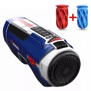 真正的阴道口袋阴户机振动器活塞伸缩男性自慰器性爱呻吟男性性玩具 - Product Image 2