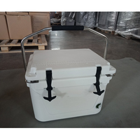Glacière isotherme 20QT de qualité alimentaire, pratique et portable, avec motif lettres, pour le camping individuel, la pêche, la randonnée et le stockage de glace
