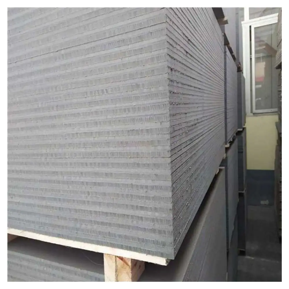 Panneau de silicate de calcium Optima Panneau à base de ciment pour revêtement extérieur de maison à cadre en acier Panneau de fibres de ciment