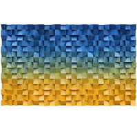 Vente chaude or noir Antique bois décor maison intérieur abstrait suspendu à la main Original mur Art 3D texturé peinture murale