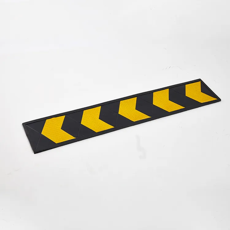 100*20*0.8cm Quick-supply rubber corner guard reflective corner guard garage baseboard