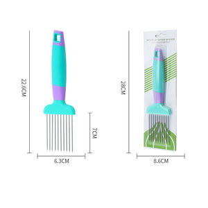 Coupe-légumes manuel multifonction WXL078 en acier inoxydable pour fruits et légumes, outil de cuisine, aiguille à oignon - Product Image 4