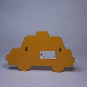 Forma de taxi hecho a mano LED madera noche luz niños acrílico bebé guardería dormir luces para dormitorio - Product Image 4