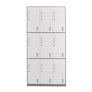 Trung Quốc Nhà Sản Xuất Kim Loại Trường Phòng Tập Thể Dục Nội Thất Văn Phòng 6 Cửa Thép <span class=keywords><strong>Locker</strong></span> Kim Loại Tủ Để Lưu Trữ - Product Image 1
