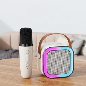 Promotional Gift <strong>Cheap</strong> Mini Portable <strong>Karaoke</strong> Speaker With 2 Wireless Mics - Product Image 6