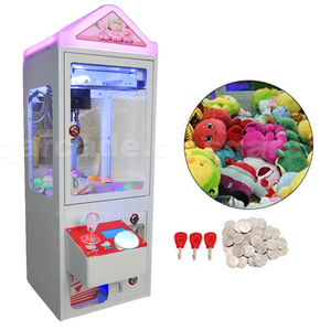 เกมจำลองสำหรับเด็ก ขนาดเล็กพิเศษ สำหรับเล่นสองคน พร้อมเครื่องรับธนบัตร เครื่องอ่านบัตรรางวัล สีขาว มีเสียงเพลง ใช้ได้กับไฟฟ้าทุกแรงดัน - Product Image 2