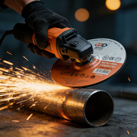 Disque de meulage abrasif 180x6x22.23mm pour le polissage des sols en acier et le travail des métaux