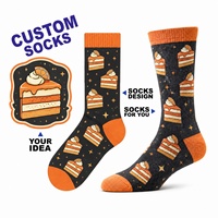 Chaussettes habillées sur mesure à finition lisse et à maille fine pour programmes de cadeaux promotionnels en gros