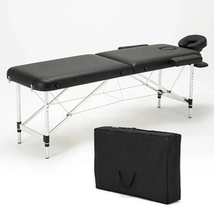 Camilla de Masaje Plegable Doble de Alta Calidad en Oferta, Diseño Moderno para Salón de Belleza, Aleación de Aluminio Resistente, Esponja de Alta Densidad - Product Image 5