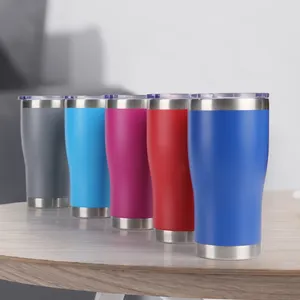 Chất lượng hàng đầu du lịch tumblr cup bán buôn 20oz thép không gỉ Tumblers tùy chỉnh cách điện Tumbler