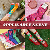 Chaussettes imprimées numériquement en 3D Xingyou, chaussettes amusantes et originales, chaussettes colorées tendance, unisexes, design personnalisé, vente en gros de chaussettes personnalisées