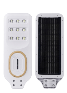 Lampione <span class=keywords><strong>Solare</strong></span> <span class=keywords><strong>ad</strong></span> Alta Luminosità con Batteria LiFePO4 <span class=keywords><strong>da</strong></span> 24000mAh, Pannello Monocristallino <span class=keywords><strong>da</strong></span> 22W, Sensore di Movimento Radar, Lampada <span class=keywords><strong>da</strong></span> <span class=keywords><strong>Esterno</strong></span> per Sentieri - Product Image 2