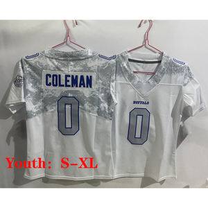 批发布法罗青年对抗收藏有限公司球衣0基恩科尔曼4詹姆斯·库克三世17乔什·艾伦儿童缝制球衣 - Product Image 5