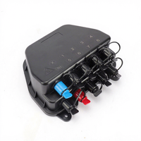 Boîtier de terminaison à 10 ports pour connexion fibre optique, anti-corrosion, entièrement équipé, étanche IP68, à montage sur poteau pour FTTx extérieur, garantie 3 ans