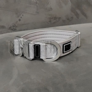 Collar de perro acolchado de combate de alta calidad Collar de nailon táctico con hebilla de aluminio ligera plateada y <span class=keywords><strong>para</strong></span> entrenamiento de <span class=keywords><strong>perros</strong></span> - Product Image 2