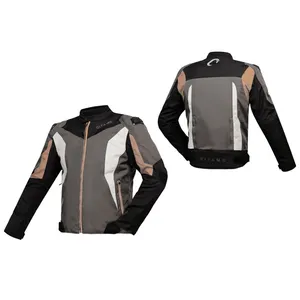 Jaqueta Oxford para motociclistas, jaqueta de malha 600D para motocross, roupa de proteção reflexiva para homens, respirável