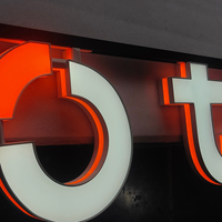 Signe mené interchangeable adapté aux besoins du client d'intérieur de lettre