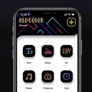 Nouveau design de fenêtre arrière de voiture publicité <span class=keywords><strong>emoji</strong></span> LED écran d'affichage lumière programmable Pixel produits tendance téléphone portable APP contrôle - Product Image 5