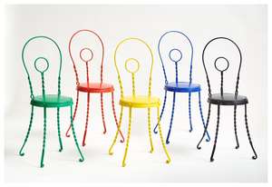 Excellente vente en gros de chaise de salle à manger en perle bronze acier personnalisable multi-taille pour mariage ou décoration de la maison - Product Image 6