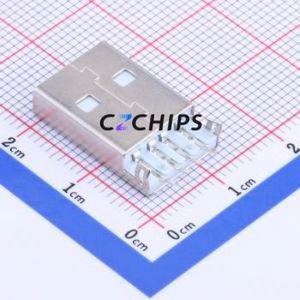 AM 180°CB USB Connector SMD Connector ( Connector Type: Type-A )( Protocol Standard: USB 2.0 )( Gender: Male ) - Product Image 2