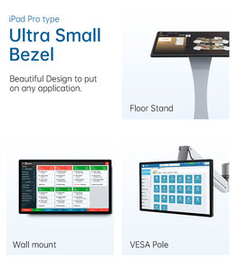 Irxsee thấp moq 21 <span class=keywords><strong>22</strong></span> inch 21 ''wall Mount Countertop màn hình cảm ứng Android tất cả trong một Win Linux Android PC màn hình cảm ứng - Product Image 4
