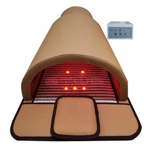Domo de Sauna de Germanio y Turmalina, Alivio del Dolor, Cabina de Sauna Portátil con Luz Roja Infrarroja de Fotones - Product Image 1