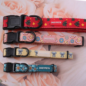 Conjunto de correa de <span class=keywords><strong>collar</strong></span> de perro de nuevo estilo 2025 con gancho de Metal acolchado de neopreno suave duradero fuerte logotipo personalizado conjunto de correa de perro - Product Image 3