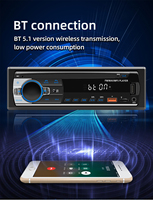 Radio para Auto Modelo 530, Reproductor MP3 con USB/SD/AUX, Audio AI, Receptor de Radio FM, Llamadas Manos Libres, Estéreo para Auto