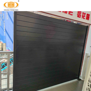 Valla <span class=keywords><strong>de</strong></span> listón horizontal <span class=keywords><strong>de</strong></span> aluminio con veranda comercial, cercado <span class=keywords><strong>de</strong></span> aluminio <span class=keywords><strong>de</strong></span> metal decorativo para México - Product Image 5